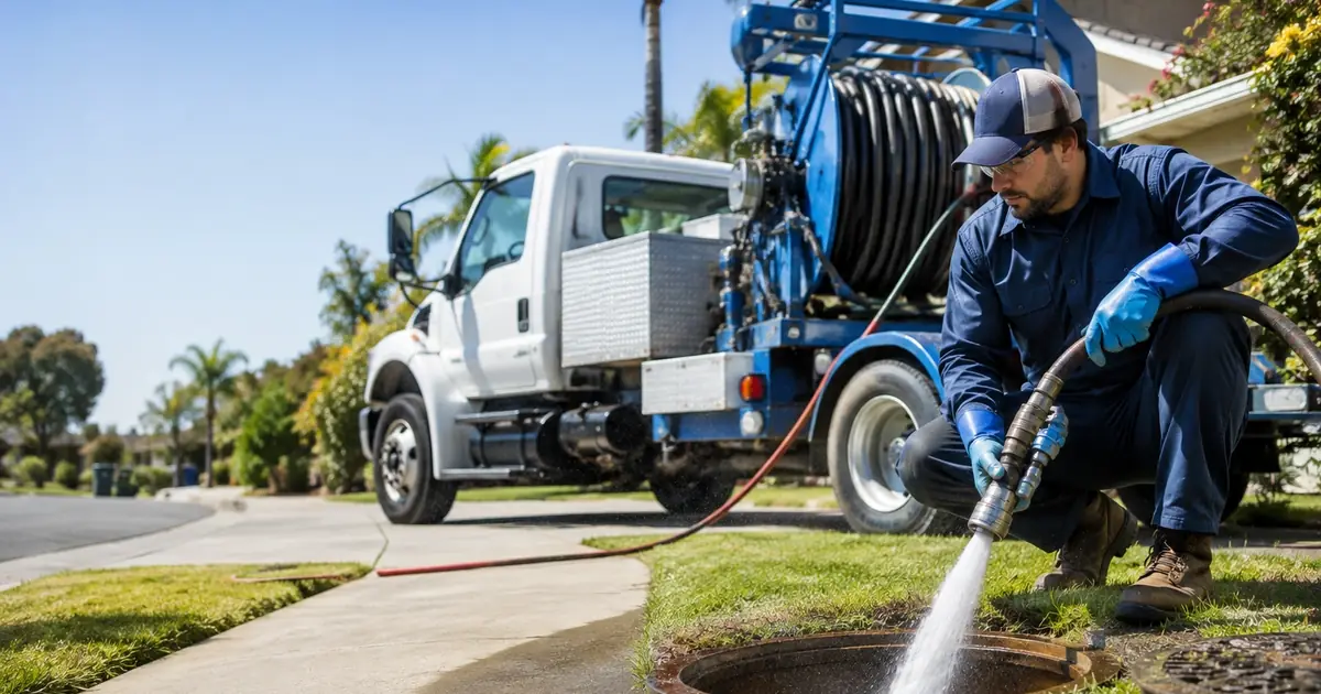 Hydro jet sewer cleaning Lebec