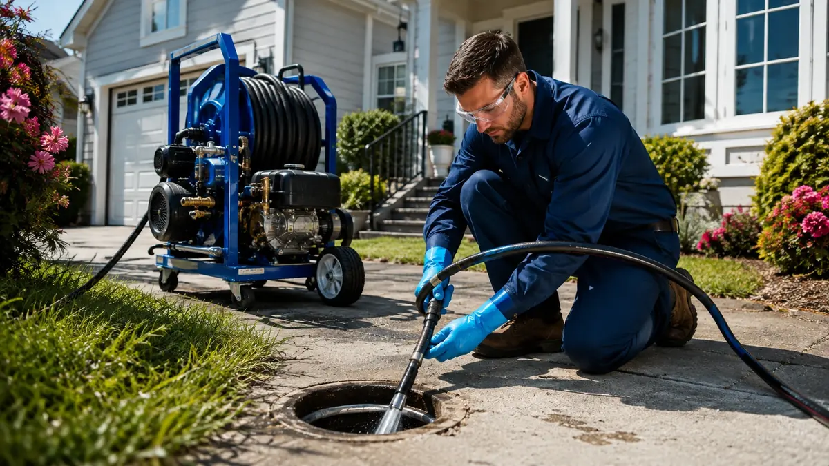 Residential Hydro Jet Drain Cleaning in Lebec